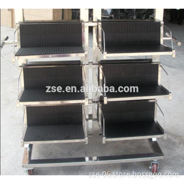 PCB Protection Device ESD Storage Trolley Rack /pcb cart antistatic trolley